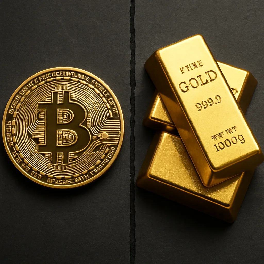 Bitcoin versus goud als waardeopslag