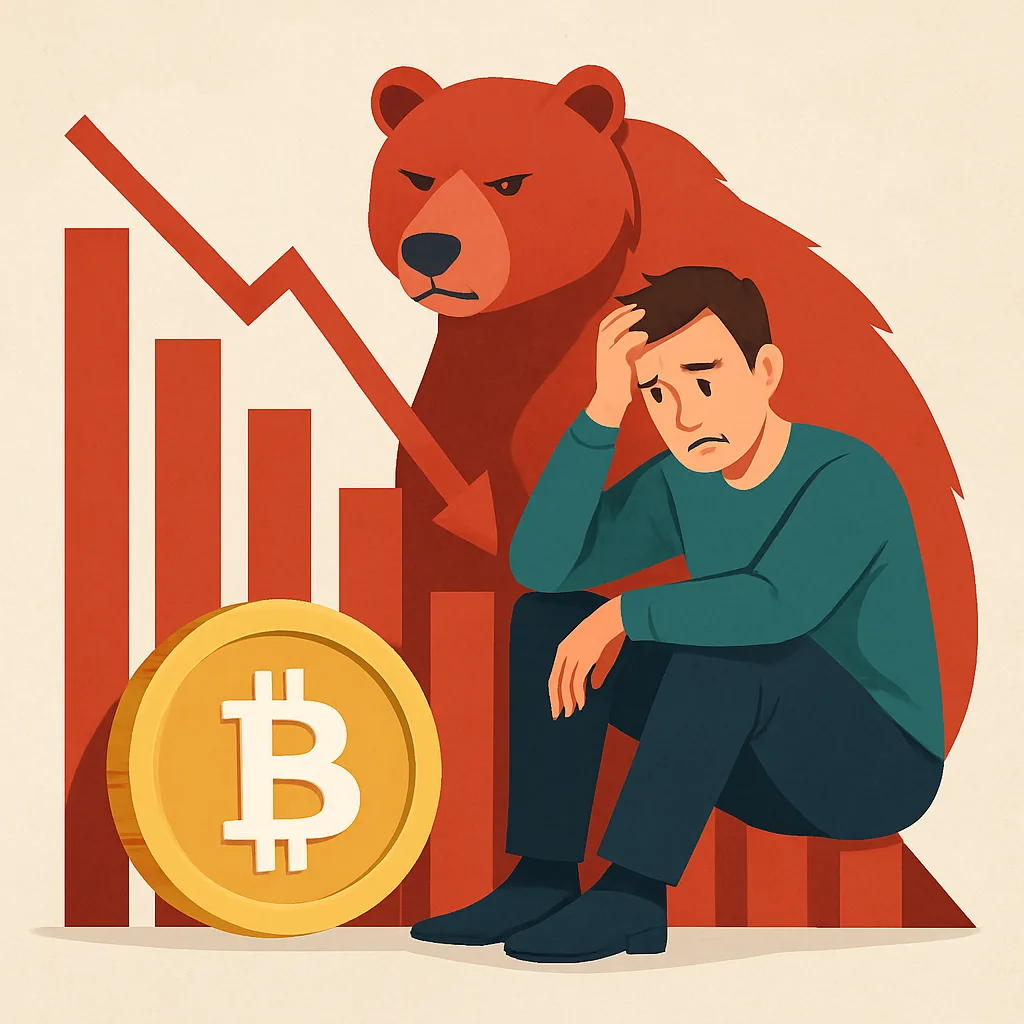 Crypto bearmarkt overleven zonder paniekverkopen