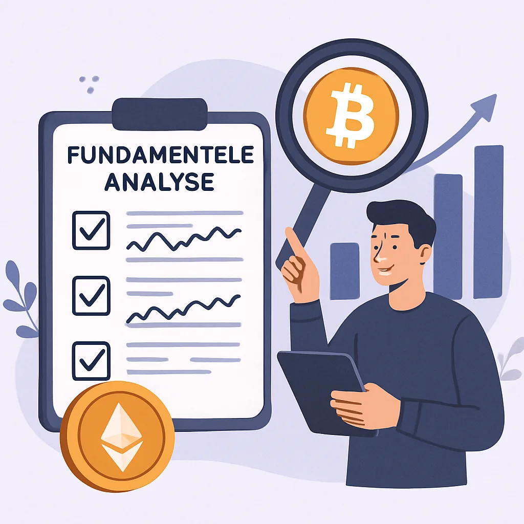 Fundamentele analyse bij cryptocurrency stap voor stap