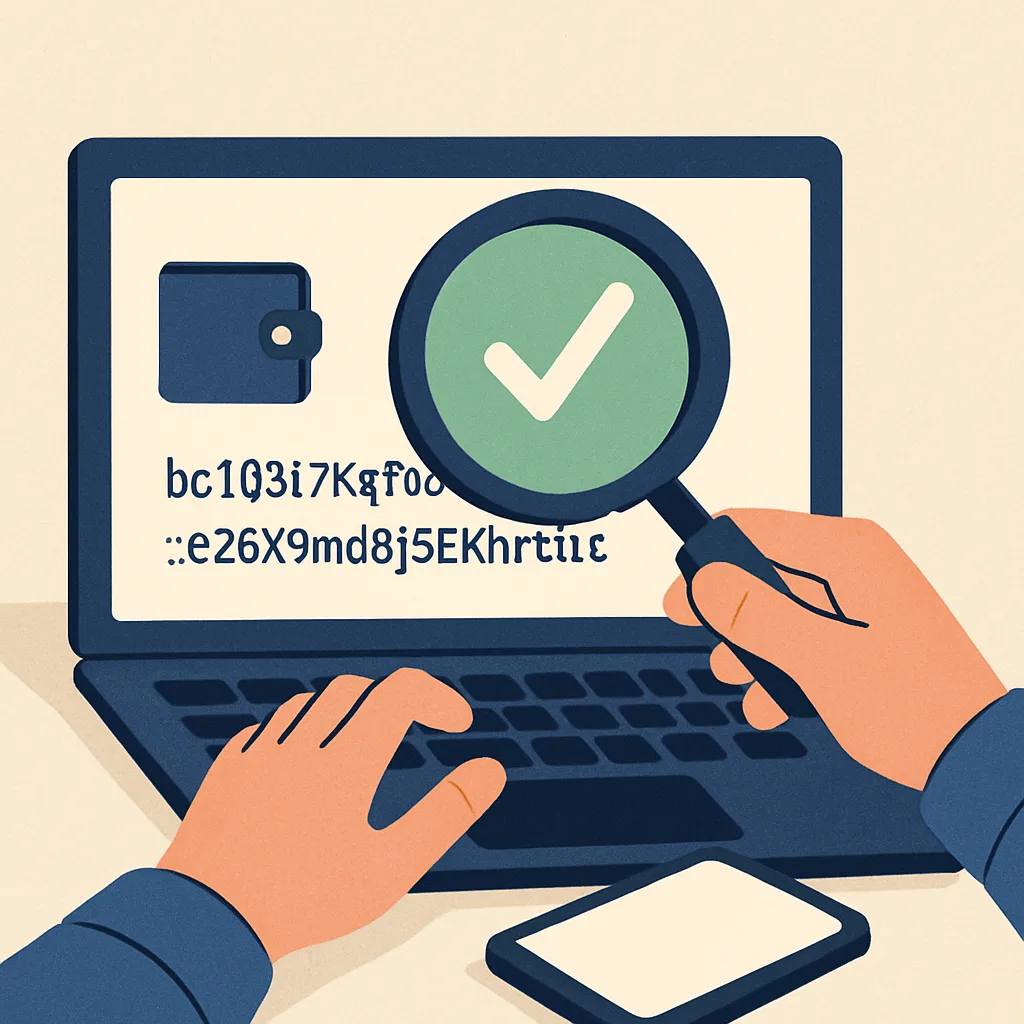 Hoe controleer je een wallet adres