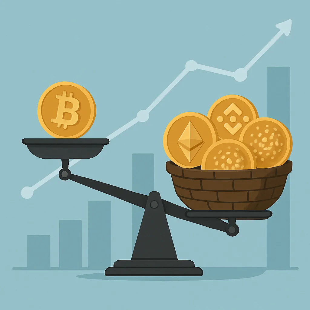 Risicospreiding binnen een crypto portefeuille