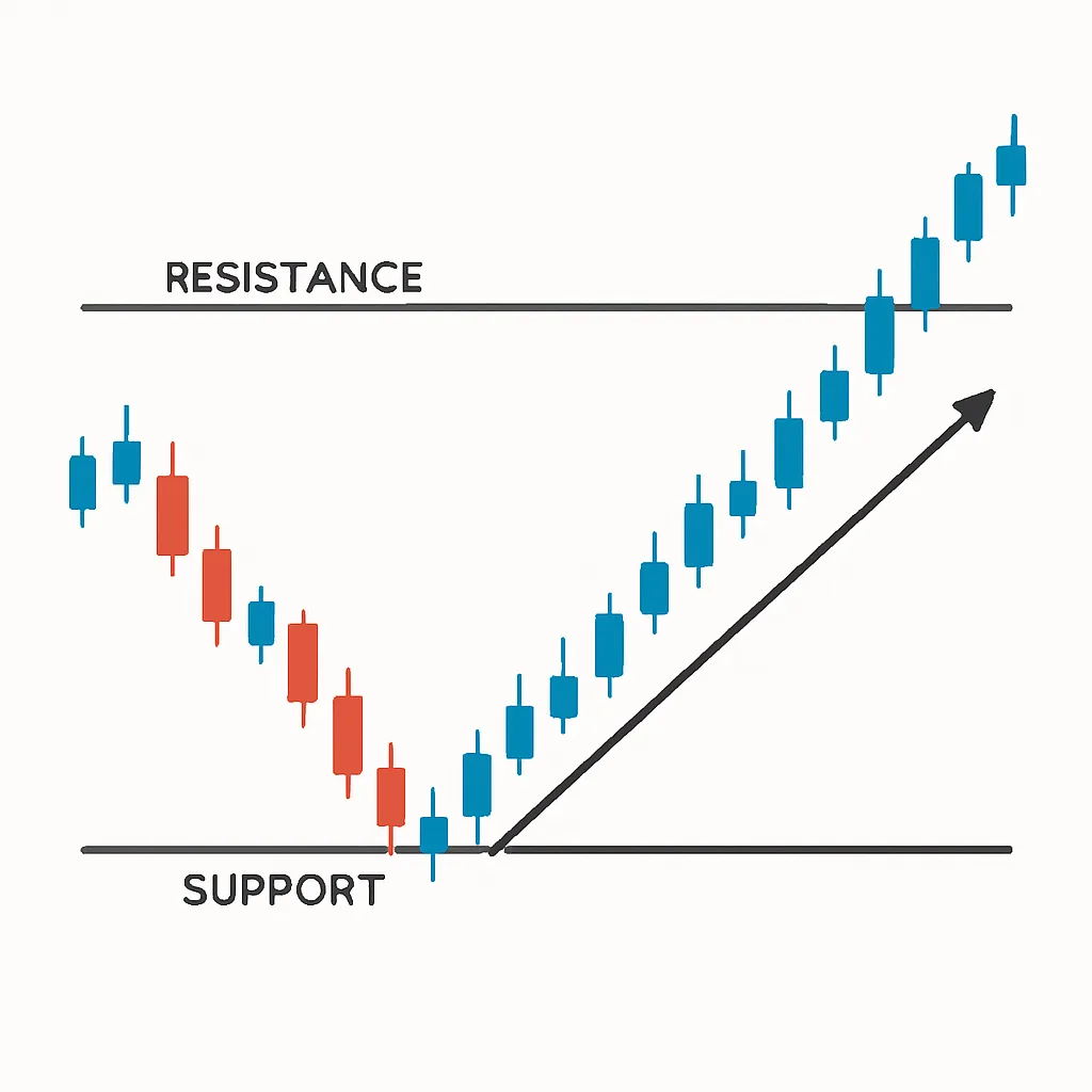 Support en resistance herkennen op grafieken