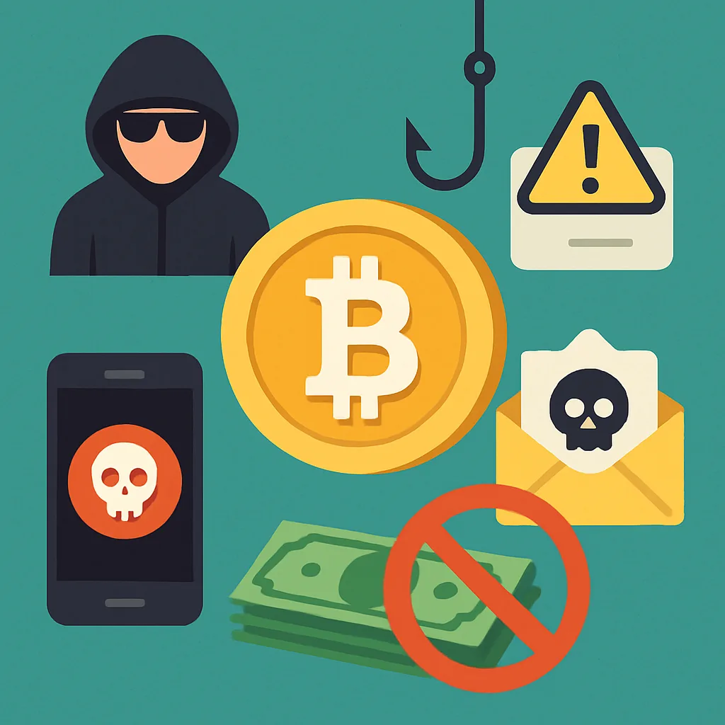 Veelvoorkomende scams in de crypto wereld