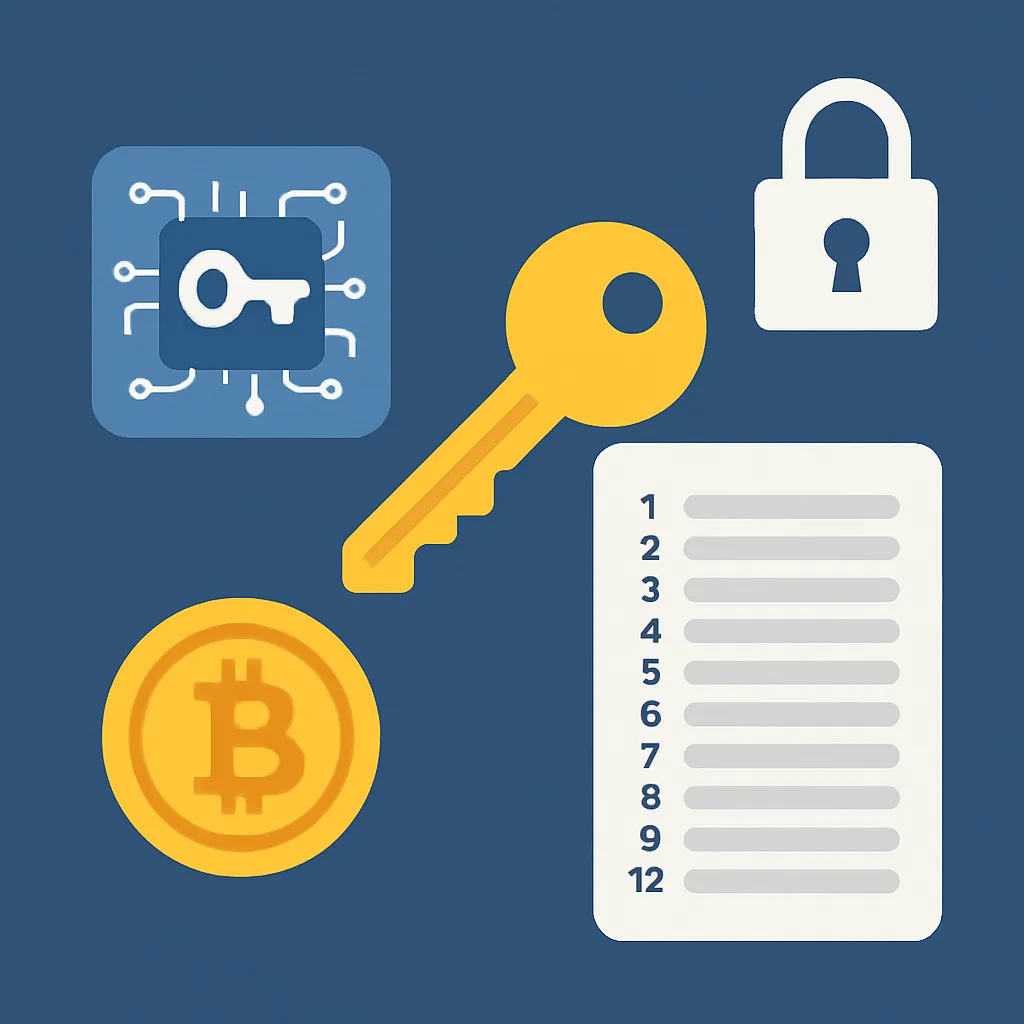 Wat zijn private keys en seed phrases